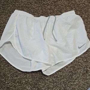 Nike Women's White Athletic Shorts